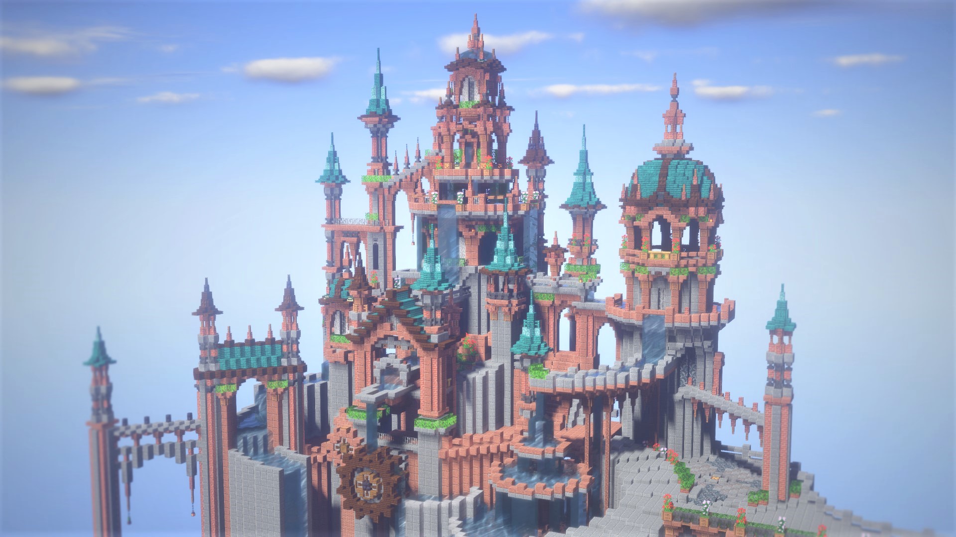 いた マインクラフトで噴水をテーマにお城つくりました お城建築 楽しいな Minecraft Minecraft建築コミュ バニラ建築学部 Minecraft緑化推進委員会 T Co Dcvf0ycico Twitter