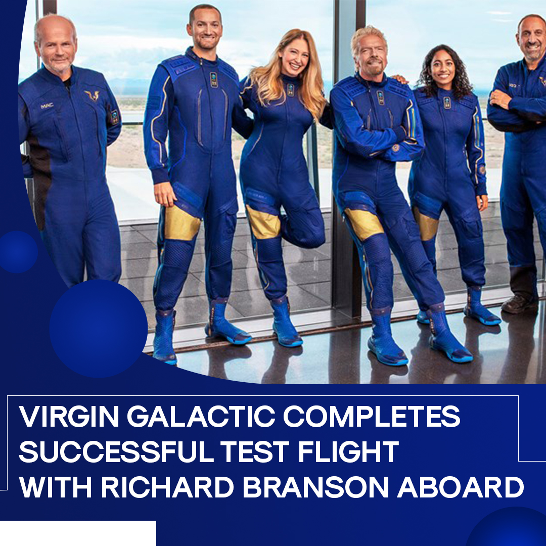 TravelCentre_Id's tweet photo. #Branson became the first billionaire to reach #space in the first successful test flight by #VirginGalactic. https://t.co/9Hcxepv4w2