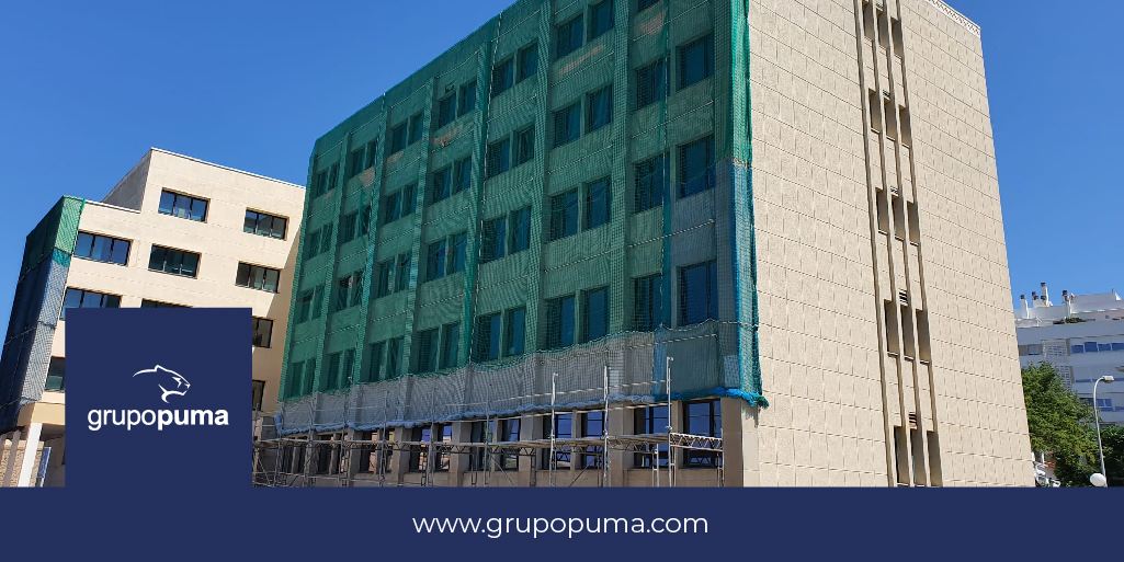 grupopuma's tweet photo. OBRA Edificio de Hacienda, Cádiz (EATP)
Rehabilitación energética sistema #TraditermEPS de 60mm de @grupopuma; acabado con el #mortero #Morcemcril® en blanco.
Constructora #extraco
Aplicador #EcoanzaSLU
#SATE
#rehabilitación
#sistemascontructivos
#siemprecumplimos https://t.co/Tgtl4DpOd5