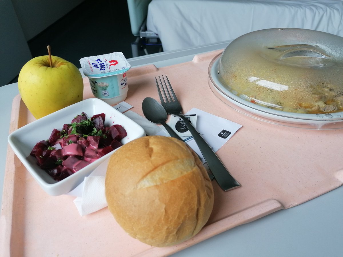 AnghellOFF's tweet image. Repas hospital... Sa ne m'a pas du tout manquer 🤣😅 heureusement que je ne suis pas difficile..lol.
Vivement la sortie et retrouver mes bébés ❤️