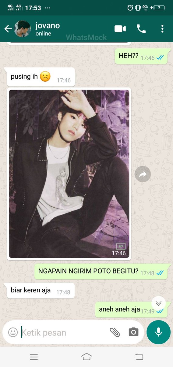 pocongies's tweet image. jovan kalo lagi sakit