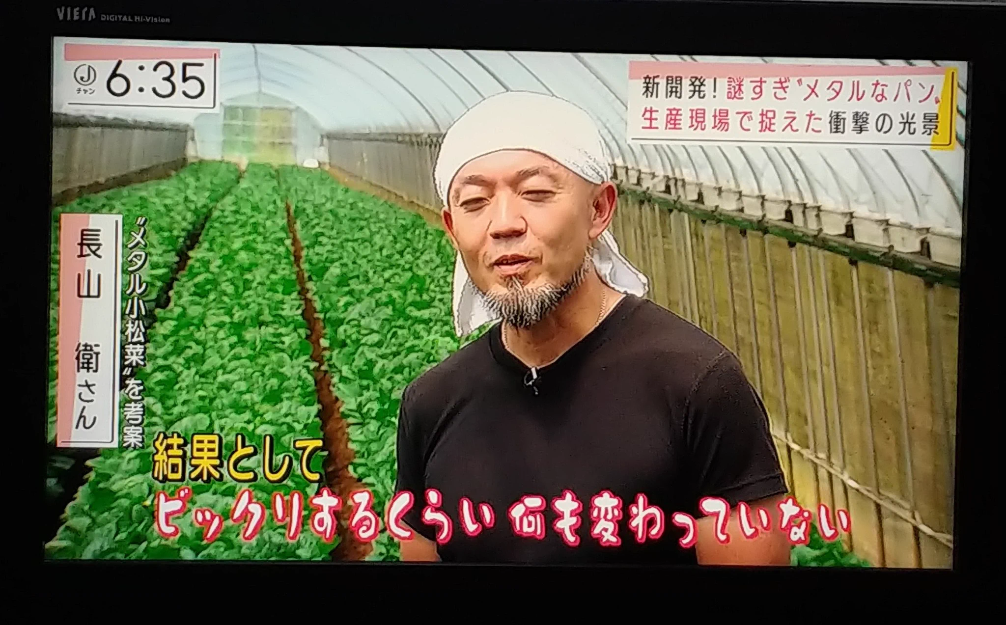 鉄分を増やすために小松菜にメタルを聞かせてみた！？メタル小松菜が話題沸騰中！