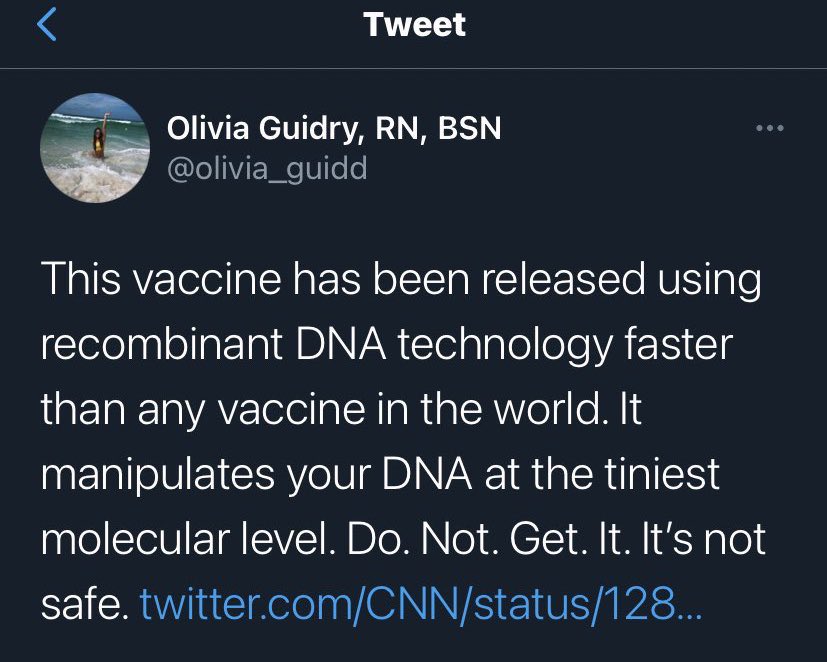 Olivia died Saturday from complications from Covid-19.
#GetVaccinated