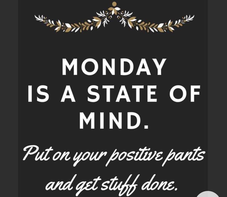 For example remember to put on said pants is always a good start. #totalhealth #itsmondayagain #Jerseygirl #actress