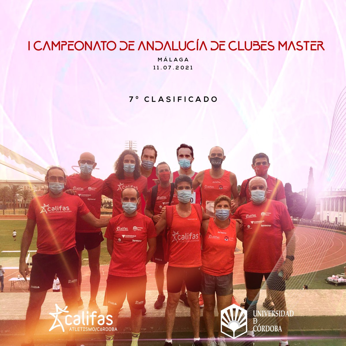 🇳🇬 I Campeonato Andalucía de Clubes Master (Málaga, 11.07.2021). 
Equipo masculino 7⃣º Clasificado. Enhorabuena!
Un pasito más en la categoría de veteranos del Club!!