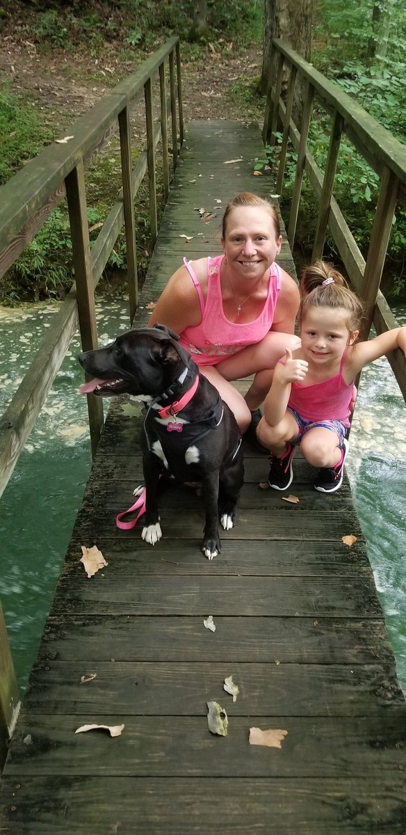 CarleighButton's tweet photo. Mom @countrygoth1 Rosie &amp; I are having fun on the trails @pennyrilestatepark https://t.co/MRlVmpcrM2
