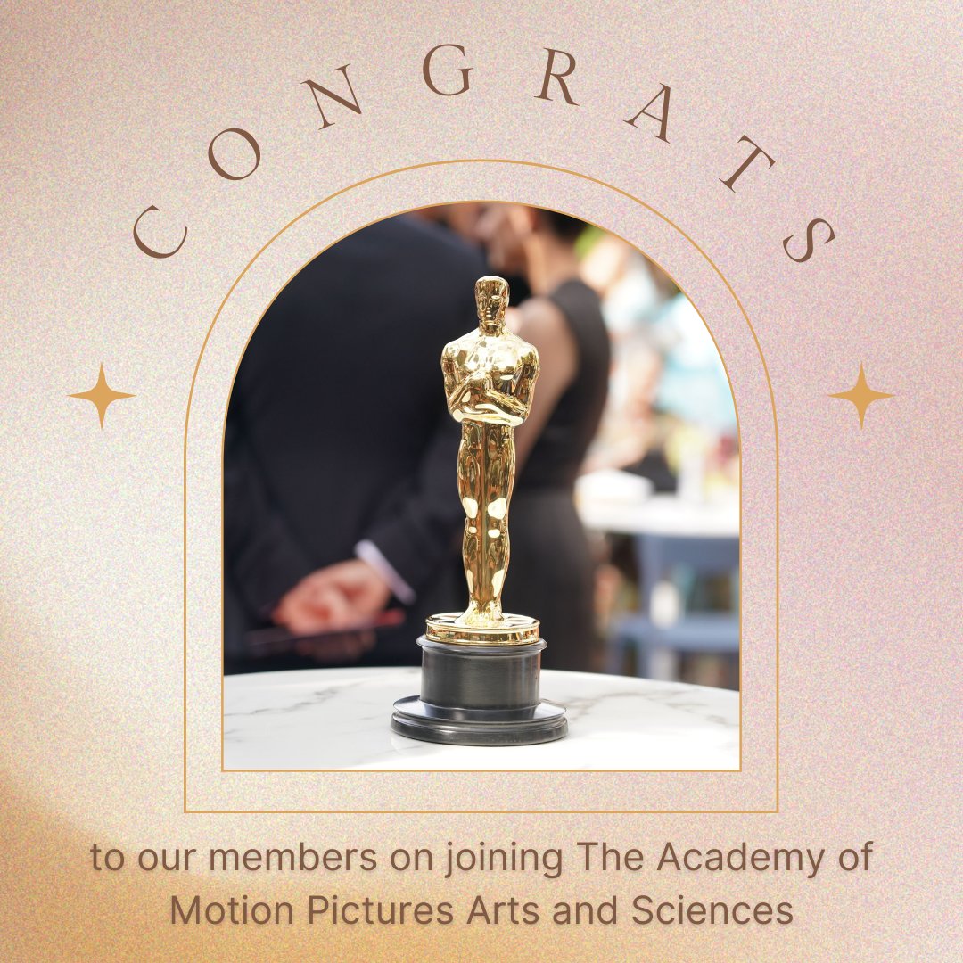 csacasting's tweet photo. CSA is sending out a huge congratulations to all of our #CSAmembers who are now officially members of @theacademy. Next stop - getting casting directors an Oscar! 

For a full list of new members visit https://t.co/eK2LTiD5mP https://t.co/KnZpuxyhtN
