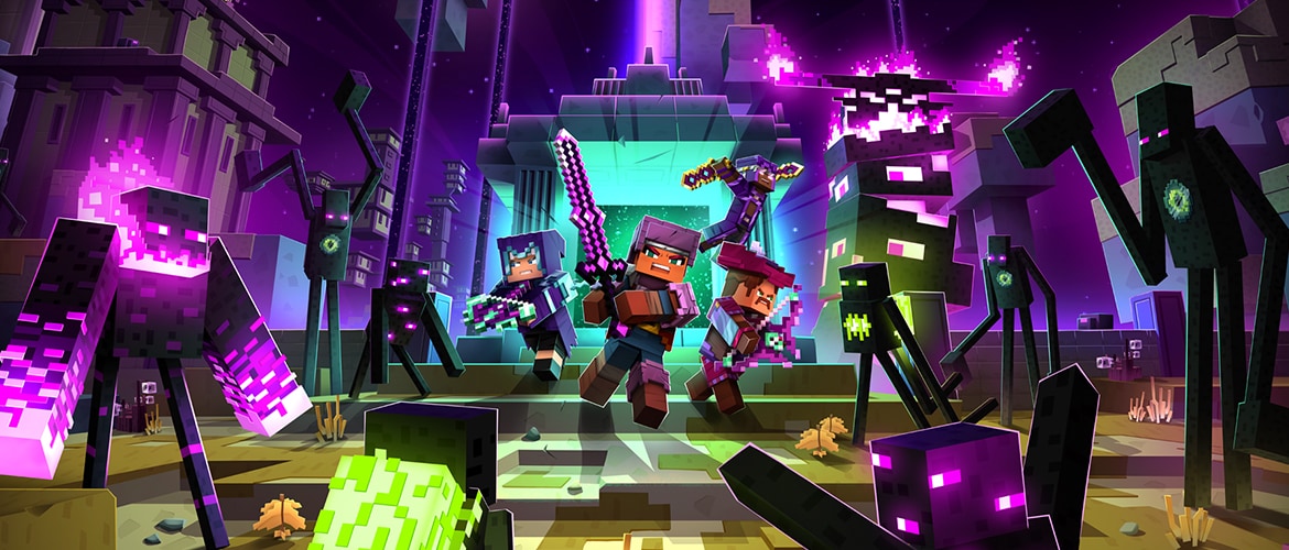 Flames of the Nether and free update coming to Minecraft Dungeons