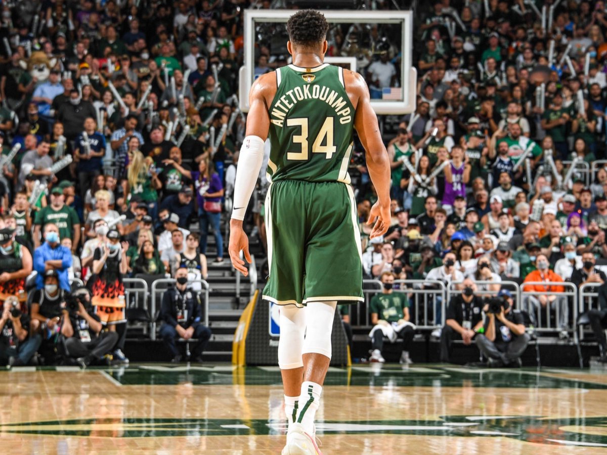 onmilwaukee's tweet photo. 14 awesome images from the @Bucks' first NBA Finals win in almost 50 years #FearTheDeer https://t.co/QzRZ7fuofa https://t.co/Q7cBmpbo7u