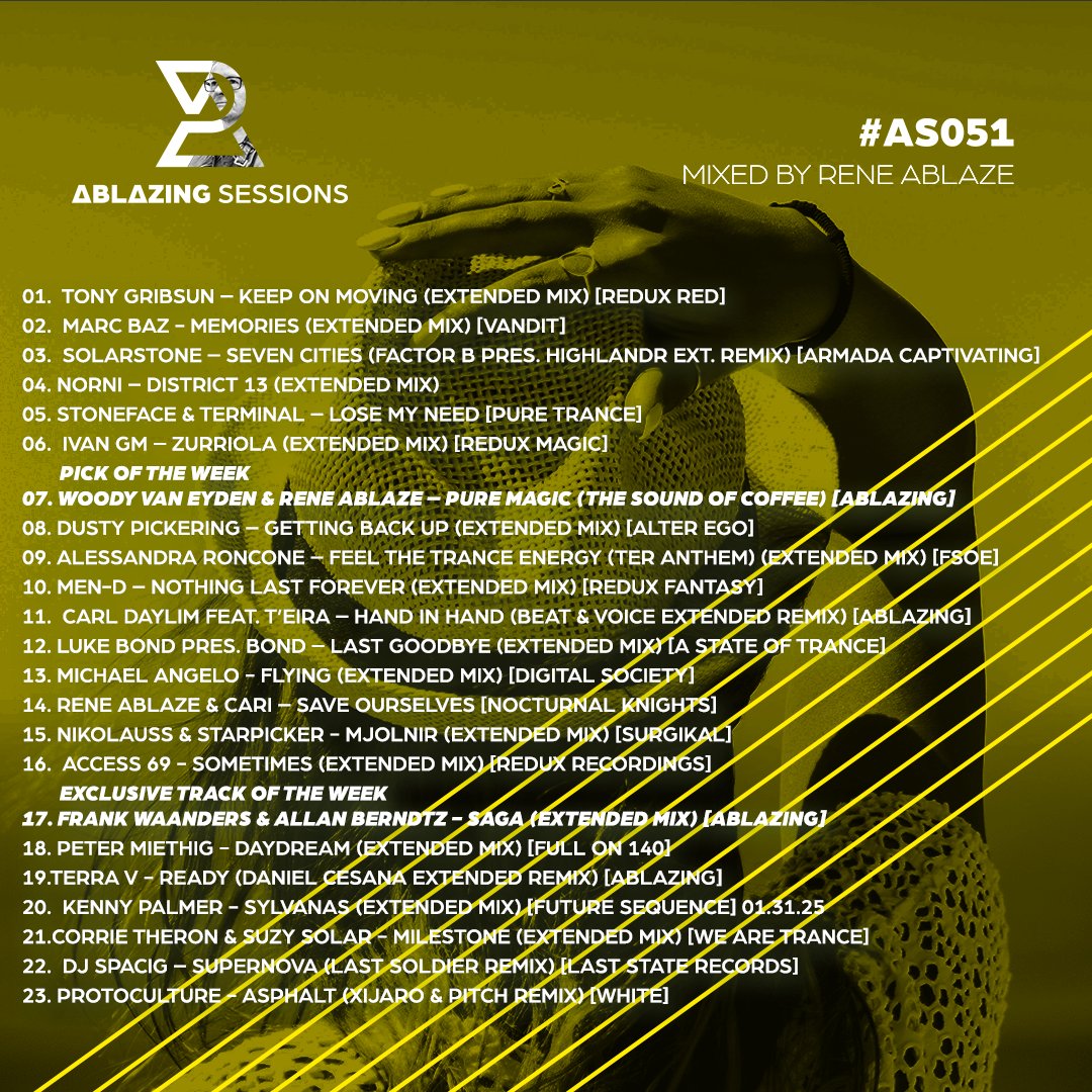 ReneAblaze's tweet photo. Here we go @AblazingO Sessions 051 available on Youtube & Soundcloud!
Youtube: https://t.co/9NllHjtnKn
Soundcloud: https://t.co/LbnK3lxbPo
#trancefamily #ablazingfamily #uplifting #passionforsound #Trance #NewMusic https://t.co/AFMAyXUZ7n