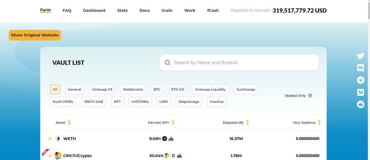 Wow, the new website looks clean 👀👀
$FARM for the fertile #farmlands