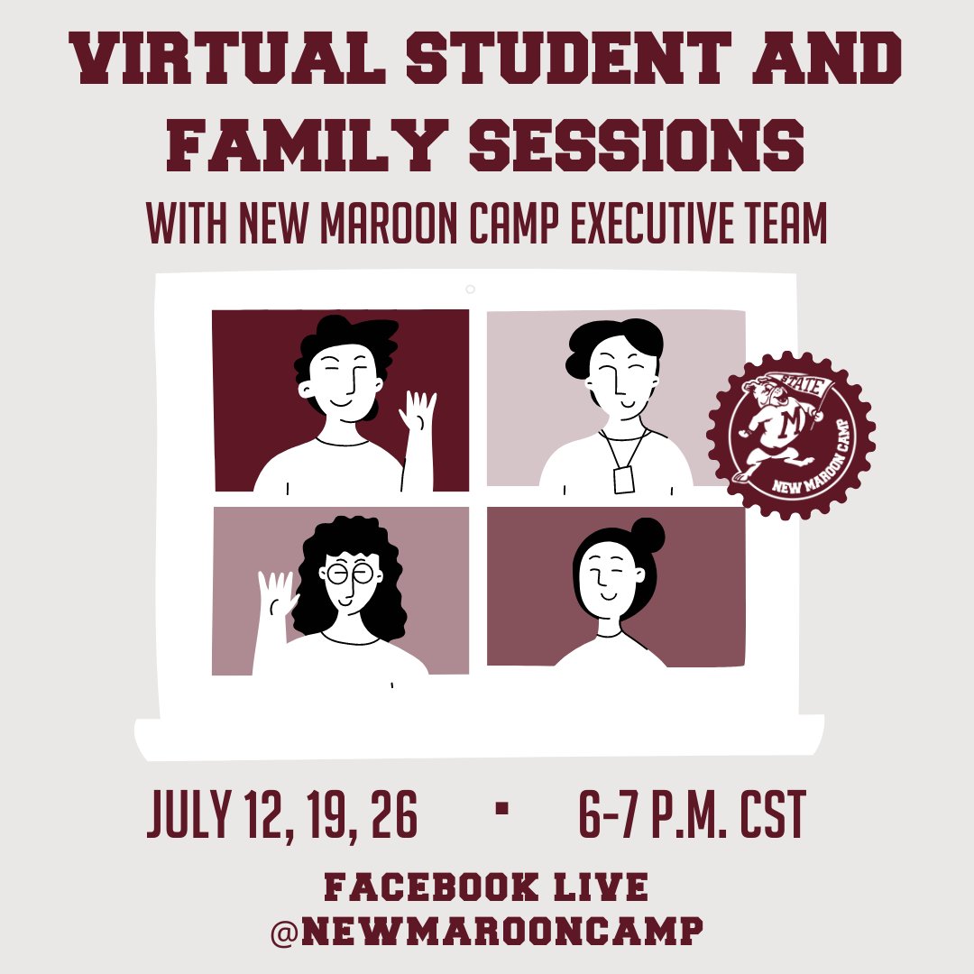 Join us TONIGHT at 6 p.m. on Facebook Live for a Q&amp;A session with members of our executive team! Come with all of your questions about move in, camp, and all things Mississippi State!

fb.me/e/1eoSOR2eo