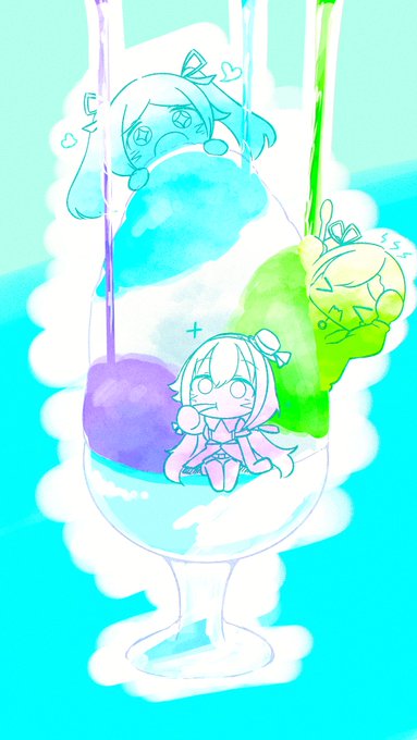 「アイス かき氷」のTwitter画像/イラスト(古い順)