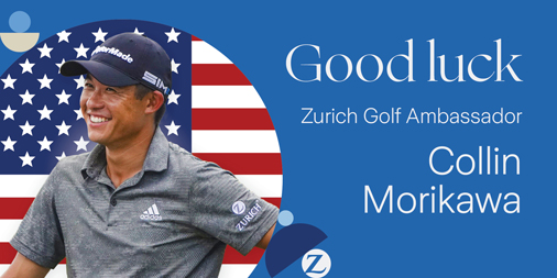 RT @ZurichNA: Wishing our Zurich Golf Ambassador @Collin_Morikawa safe travels on his journey to Tokyo! #USA https://t.co/DbxvERDrzk