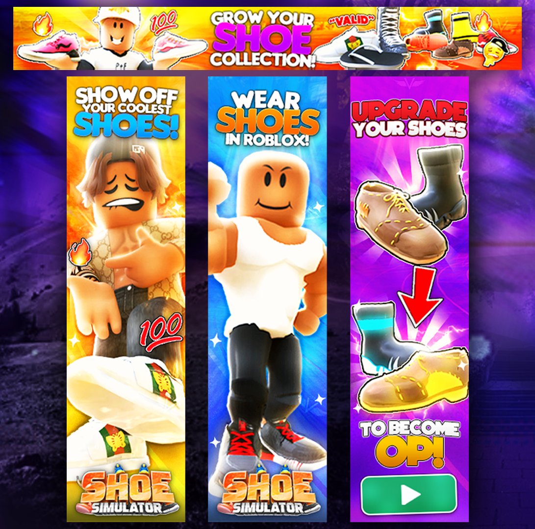 vinniethepooh11's tweet photo. 4 ads for @RBLXcrackop's shoe simulator! 👞🔥
thanks for ordering love u ❤️

likes and rts are appreciated! 🌟
#Roblox #RobloxGFX #RobloxCommissions https://t.co/66Lc5eIksk