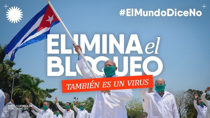 LuchoXBolivia's tweet image. Los problemas en #Cuba deben ser resueltos por los cubanos, sin ninguna injerencia, mucho menos de quienes mantienen un criminal bloqueo desde hace 60 años. #EliminaElBloqueo