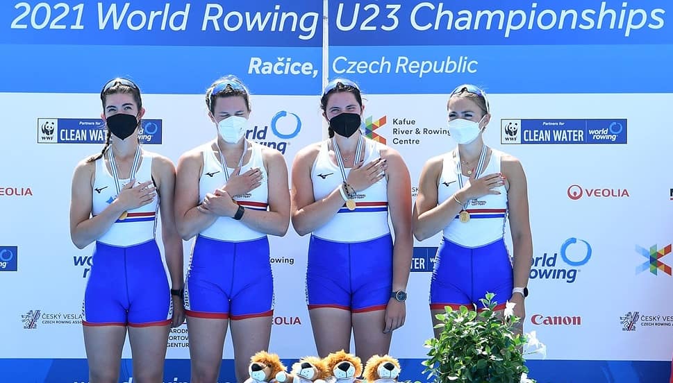 🥇 U23 WORLD CHAMPIONS! 🥇

Yesterday morning Oxford University student Amelia Standing raced with teammates Lettie Cabot, Holly Dunford &amp; Daisy Bellamy, taking home the gold and becoming world champions in the W4- at the U23 World Championships!

#worldchampions #darkblue
