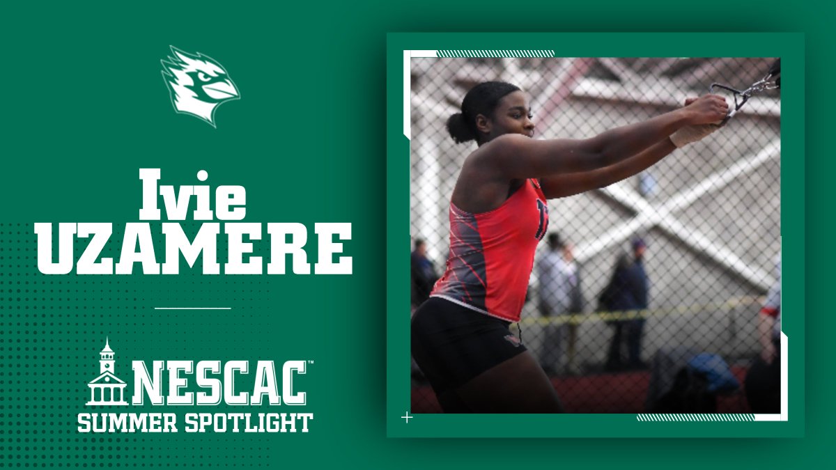 NESCAC (@nescac) on Twitter photo Ivie Uzamere of <a href="/wes_athletics/">Wesleyan Athletics</a>
women's track & field won an NCAA title, was an All-American, an All-NESCAC selection, and a @CoSIDAAcadAA Academic All-American during her career. she is in the NESCAC Summer Spotlight.
> bit.ly/3r6qlyo
#NESCAC | #d3tf Ivie Uzamere of <a href="/wes_athletics/">Wesleyan Athletics</a>
women's track & field won an NCAA title, was an All-American, an All-NESCAC selection, and a @CoSIDAAcadAA Academic All-American during her career. she is in the NESCAC Summer Spotlight.
> bit.ly/3r6qlyo
#NESCAC | #d3tf