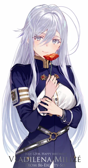 少し遅れてしまったけどレーナ誕生日おめでとう #エイティシックス 