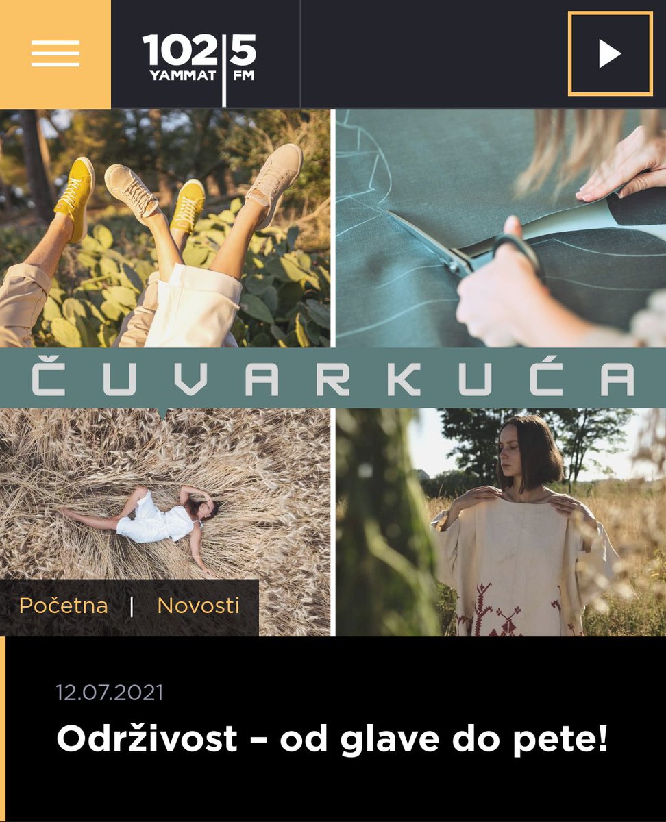 Umjerenost u obući i odjeći, odnosno kako biti u trendu održivosti. Analizira nova Čuvarkuća. Čeka vas na webu! 🌏
#klimatskepromjene