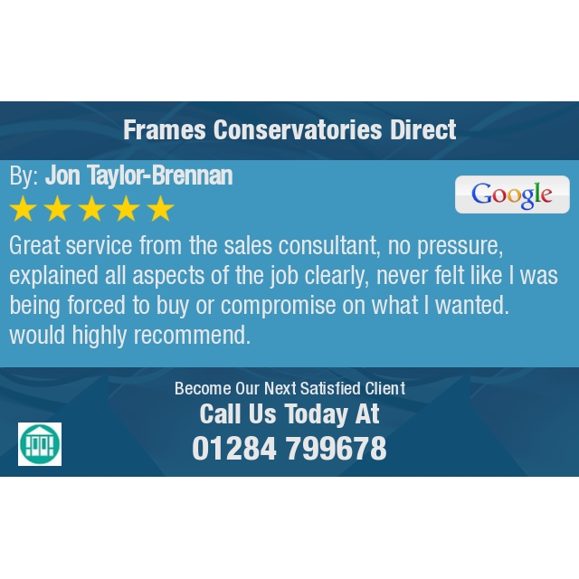 5 Star: Jon T. "Great service from the sales consultant, no pressure, explained all aspects of the job clearly,..." bit.ly/3wyQ7wB