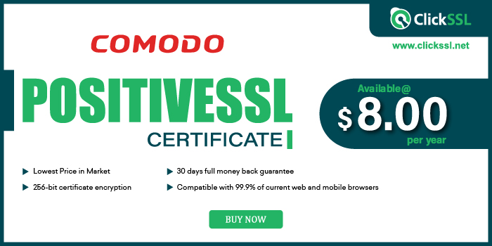 clickssl's tweet image. Get the highest levels of security protection for your website at low cost with Comodo PositiveSSL Certificate !
Available in just $8.00/yr!
Order now : clickssl.net/comodo-positiv…

#ComodoSSLCertificate #ComodoPositiveSSL #CheapComodoPositiveSSLCertificate