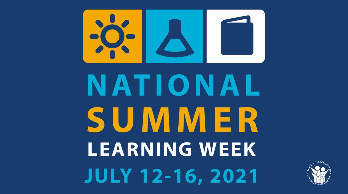 MyFLFamilies's tweet image. Did you know that this week is #NationalSummerLearningWeek? July 12-16 is dedicated to elevating the importance of keeping kids learning, safe, and healthy every summer. 📚✏️🍎

To get your child started, visit bit.ly/2UJMqUP!