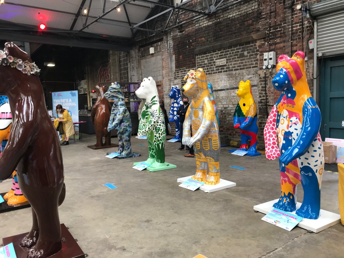 The Bears are here! The trail is now LIVE on the streets of Sheffield

We were lucky enough to be able to see a sneak preview of the bears before the trail started and get a selfie with our bear, Ted! 🐻

@BearsofSheff #Sheffieldissuper #sheffield #BearsofSheffield