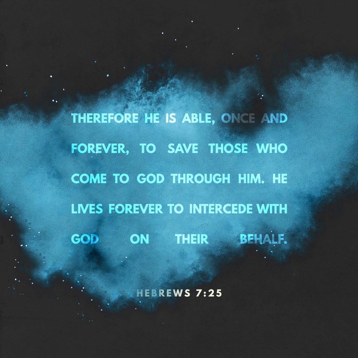 BeFreeChurch's tweet photo. ...he is able, once and forever, to save those who come to God through him. He lives forever to intercede with God on their behalf.
#Hebrews7v25
.
.
.
#Wordfortheweek #youversion #youversionbibleapp #BeFreeChurch #BeFreeBarrington https://t.co/l1qCi4p5tc