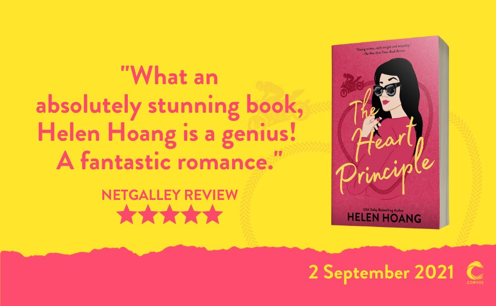CorvusBooks's tweet photo. Read the sweet, smart and steamy romance that has set hearts racing all over the world 💕
Coming in September, The Heart Principle is the stunning new novel from Helen Hoang, internationally bestselling author of #TheKissQuotient and #TheBrideTest
https://t.co/5G8b8Ltupr https://t.co/apBvgeKgV1