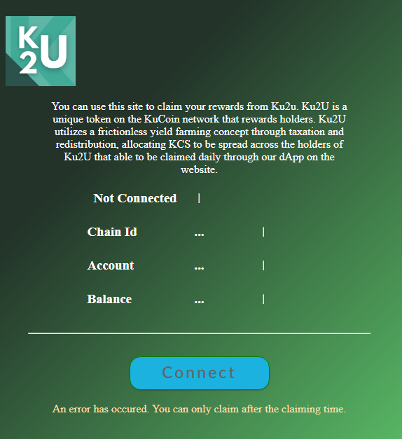 Ku2U_Official's tweet photo. Feeling cute, might release our dApp to claim daily #KCS idk... ☺😛

#crypto #cryptocurrency #KuCoin #KuCoinCommunityChain #KCC #Ku2u https://t.co/j4cskRdU3I