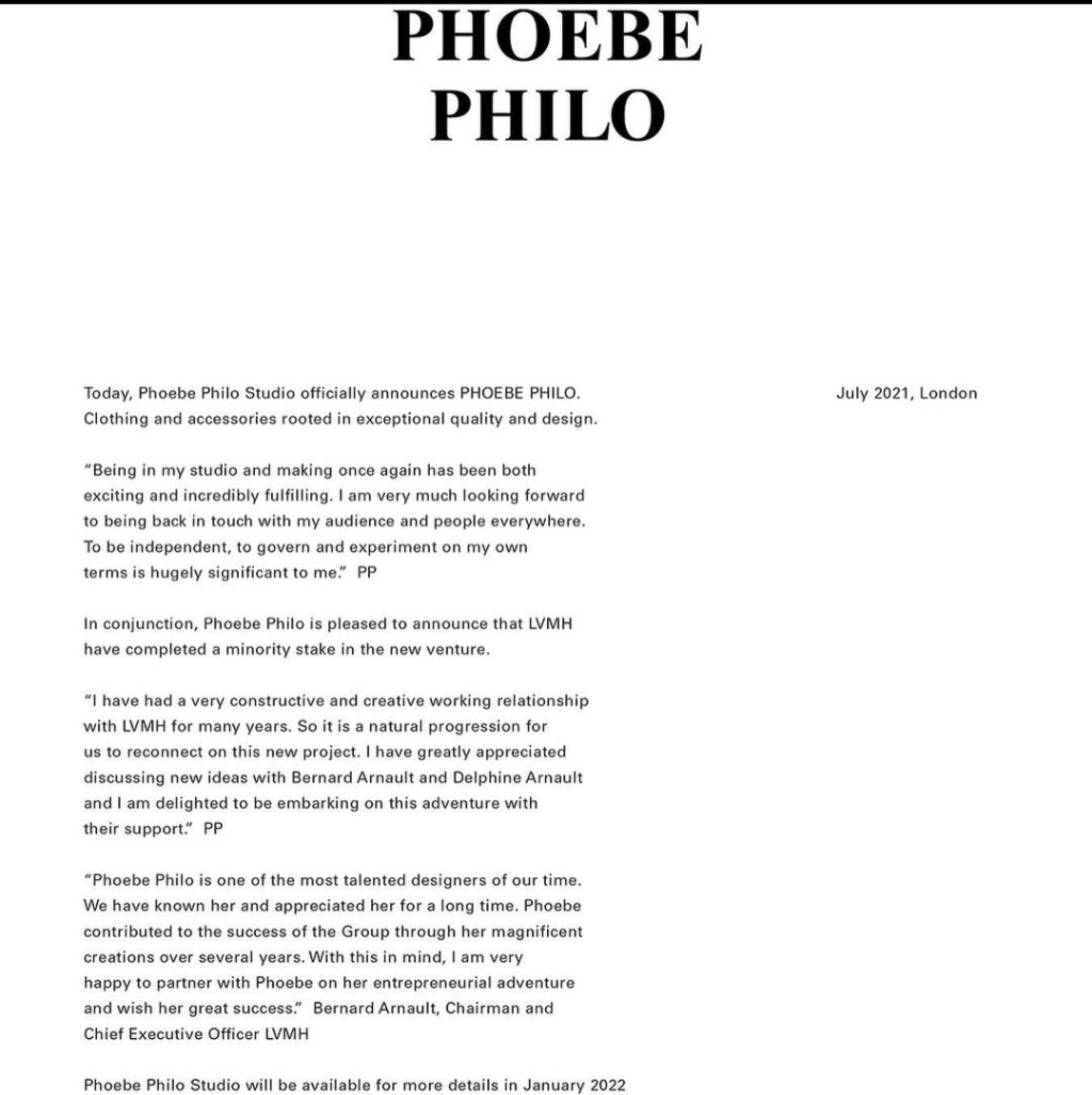 phoebe philo 2022