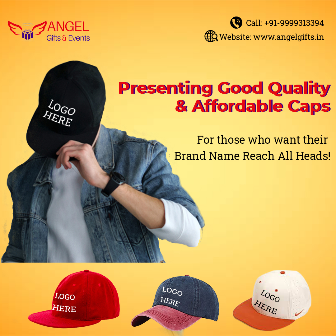 Angel22662239's tweet image. The best way to promote your business and to make your employees and clients happy is by gifting them #customizedcaps with your company logo on it.Let your brand name reach all heads with best quality and affordable #caps by #angelgifts .Call For Inquiries At📞9999313394 #gifting