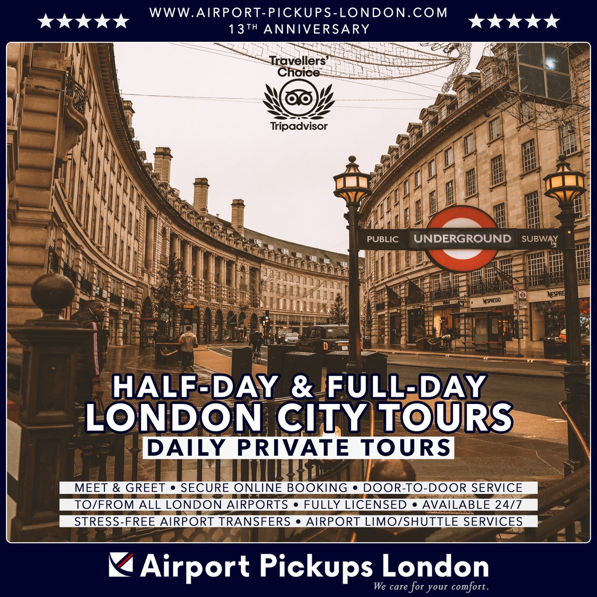 Airport_Pickups's tweet photo. π’π’π’#AirportPickupsLondon is a leading provider of #London airport #transfers, #CityTours & #airportshuttles. Worldwide customers book all London #airports transfer services in just a few clicks from the #APLCars secure & simple-to-use website.
Visit https://t.co/lzQmnbdu5q https://t.co/RUocw05cQi
