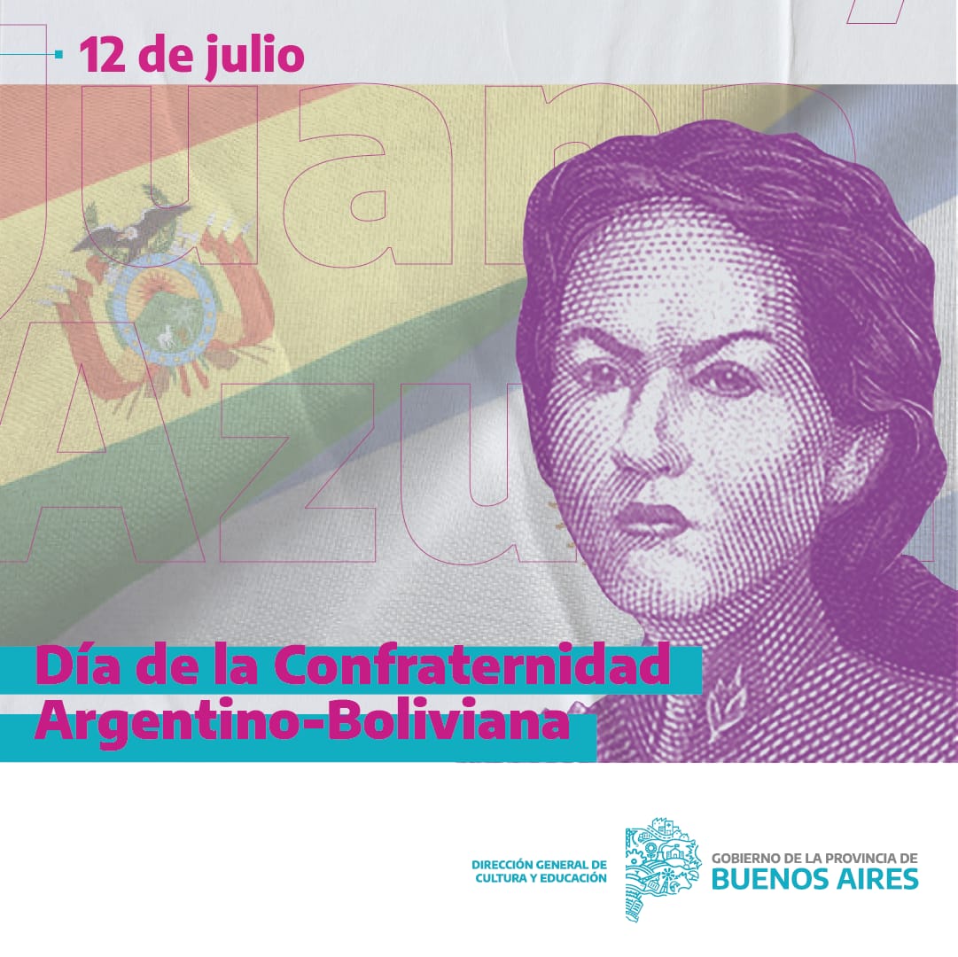 BAeducacion's tweet photo. Hoy es el día de la confraternidad Argentino-Boliviana, en conmemoración de la heroína de la Independencia, Generala Juana Azurduy de Padilla.

En #ContinuemosEstudiando te proponemos abordarlo a partir de los aportes de Paula Bombara y Nadia Fink.
🔗https://t.co/mK6FQUS1zM https://t.co/NdPSYThabK