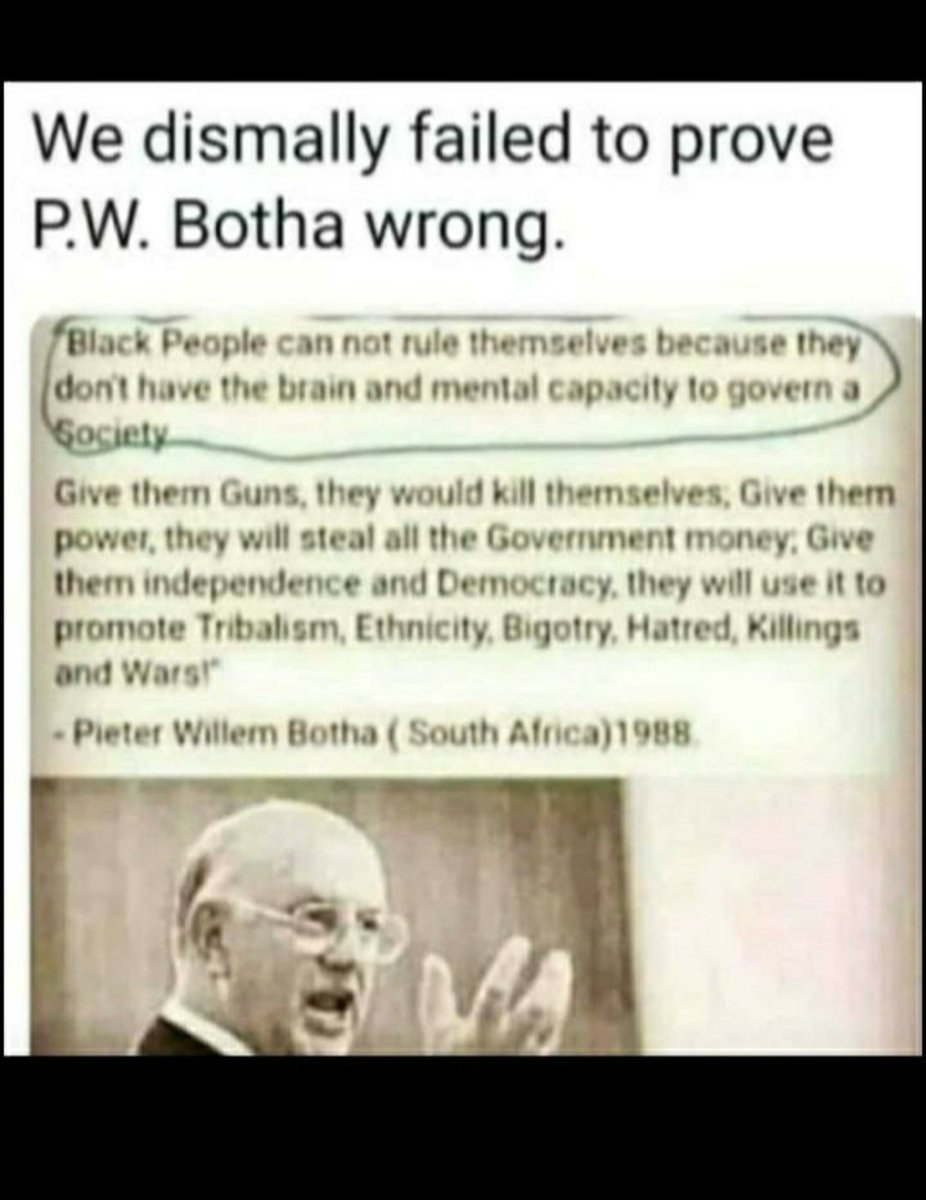 Zigqi1's tweet photo. @Julius_S_Malema Botha was right, tomorrow same Black majority won't got to work because of looting. https://t.co/LhEw4gsJ6T