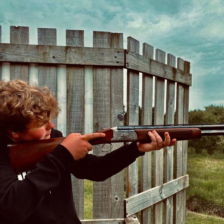 Shooting with the boys yesterday. Turn something fun into a real life application. Each clay shot, is a potential meal on the table