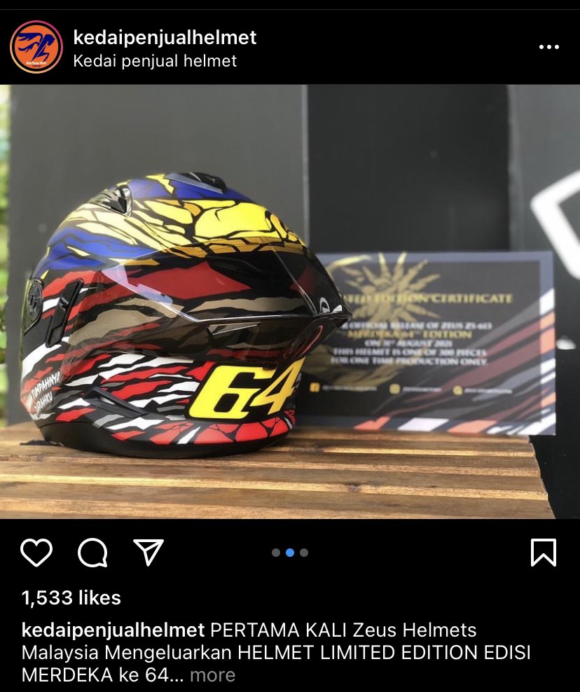 mustakim_ismail's tweet image. Penat member buat design untuk client, senang2 kedai helmet ni cilik. Siap buat special edition series konon, korg tolong tag sikit siapa owner kedai ni. Tlg bgtau yg jgn senang2 curi design orang

Original artwork by @abdulrashade for TheCapal X UstazDon