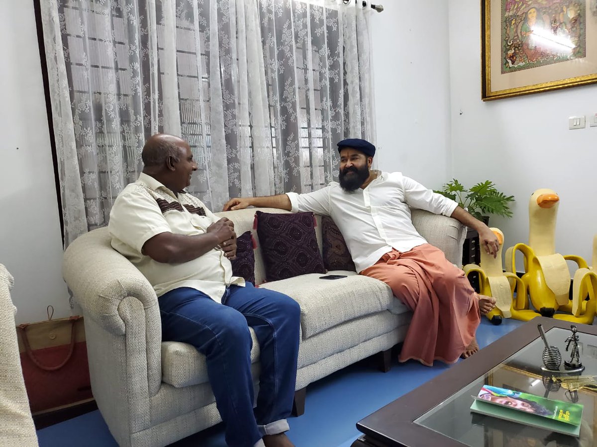 MohanlalMFC's tweet photo. #Lalettan Latest Pics 🤩😍

#Mohanlal @Mohanlal #Drishyam2 https://t.co/Gde2zmA76q