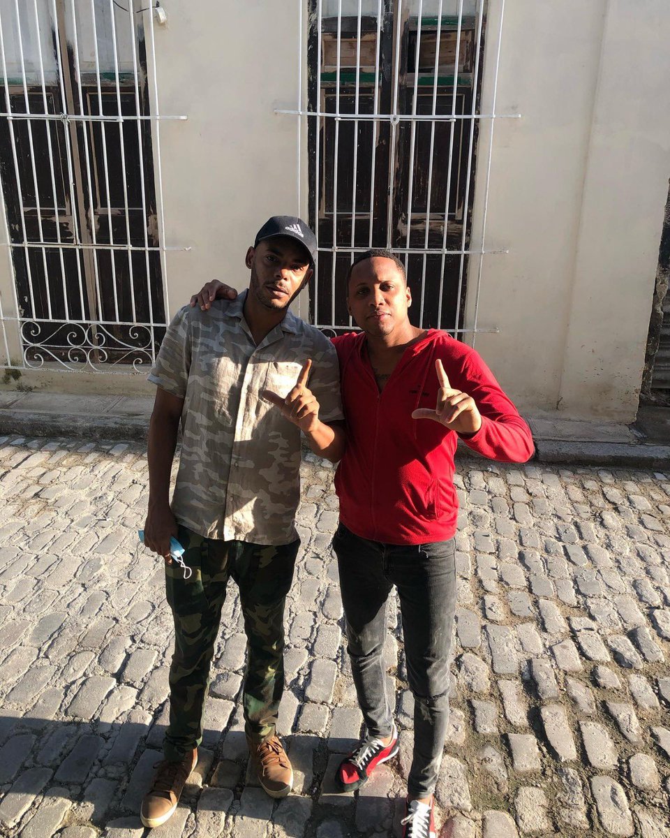 norges14's tweet photo. En medio de las protestas liberan al rapero cubano Dennis Solís. #SoSCuba. https://t.co/HmM48BFAQ7