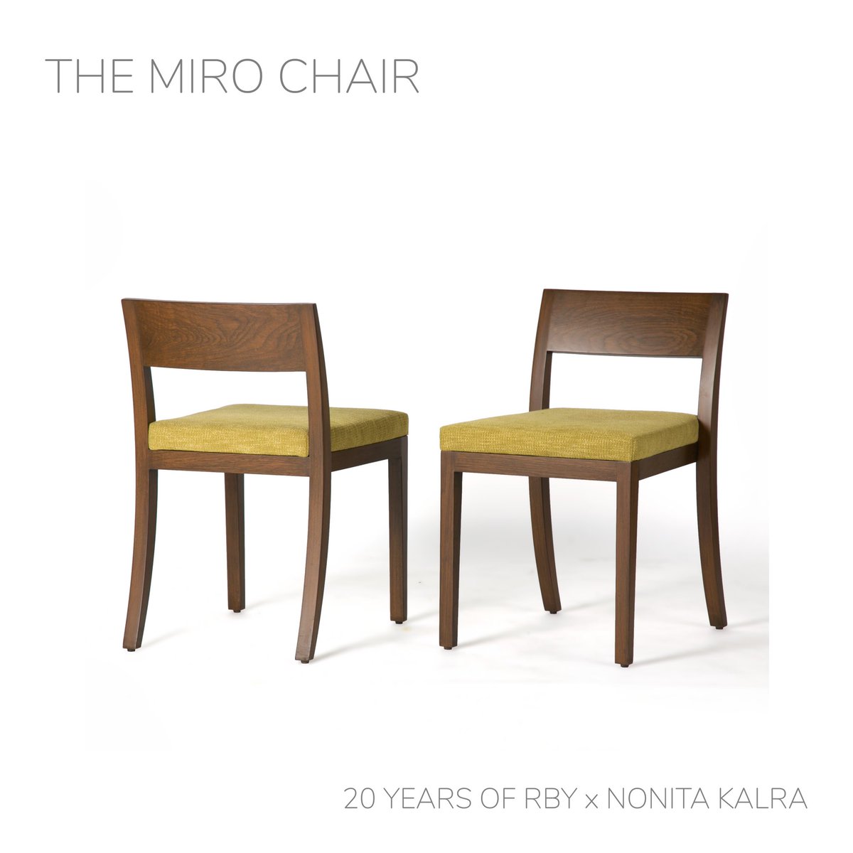 redblue_yellow's tweet photo. Style maven &amp; former magazine editor Nonita Kalra has been a red blue &amp; yellow enthusiast for the better part of 2 decades. For our 20 year celebration, she lists our Miro Dining Chair as her favourite piece. Read her touching tribute on our Instagram page #RBY20 #RBYturns20 https://t.co/eJVvniPezW