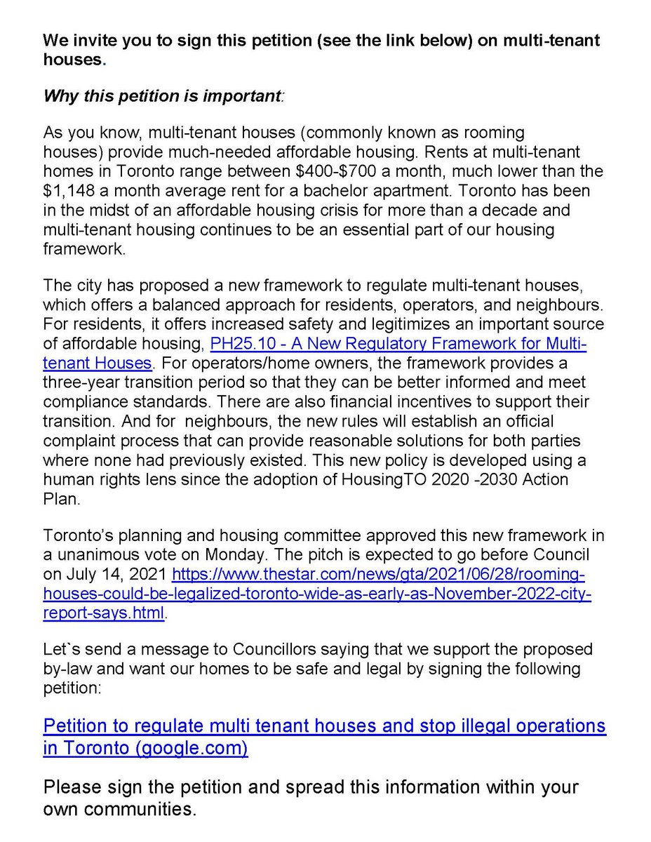 Legalize multi-tenant houses - Urgent Petition

docs.google.com/forms/d/e/1FAI…
Please sign the petition and spread this information within your own communities.