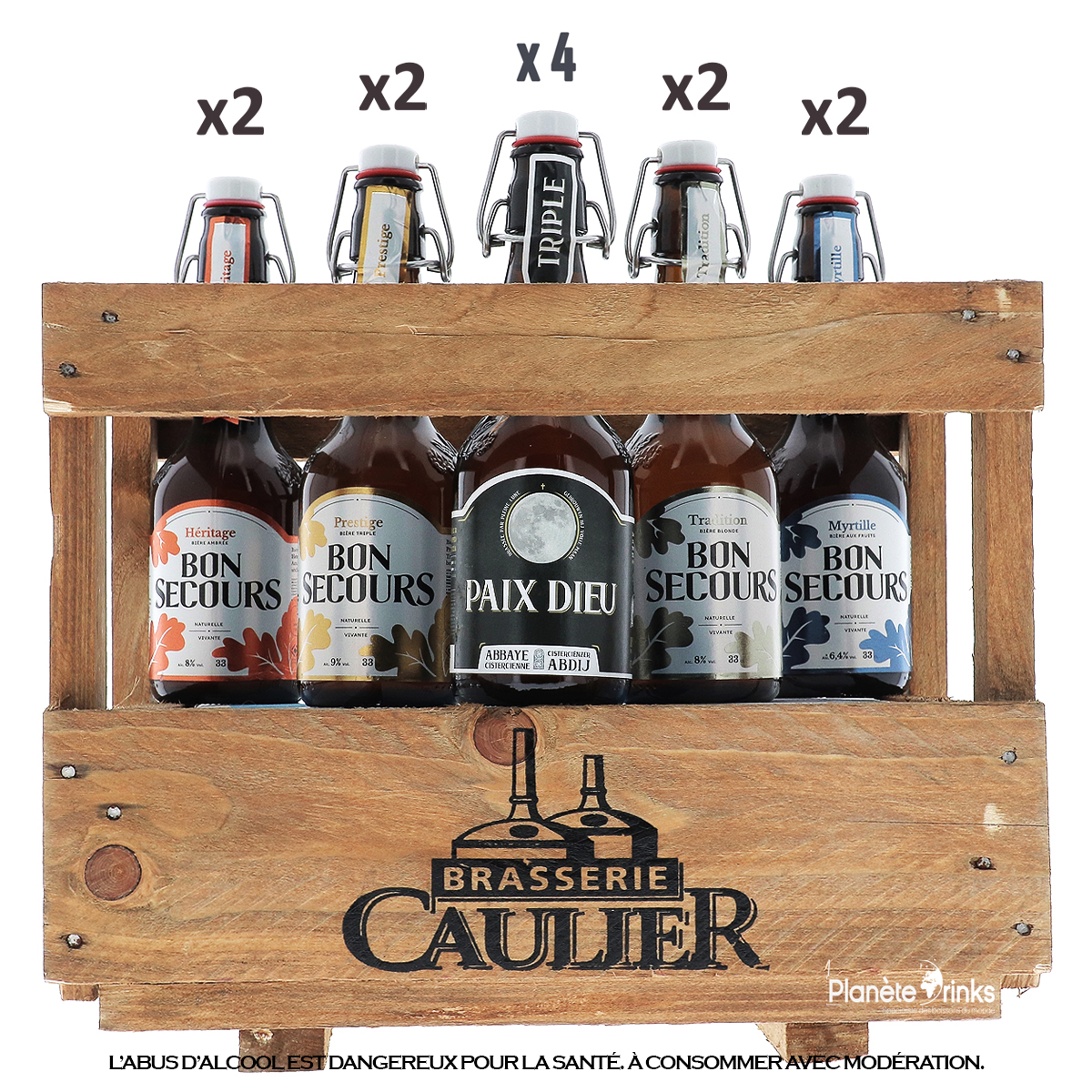 PlaneteDrinks's tweet photo. Profitez des #soldes et de 15% de remise pour découvrir tout le caractère des bières de la célèbre Brasserie Caulier avec leur caisse en bois 😍
👉 https://t.co/iRX2QEPTTy
De plus, la livraison est gratuite dès 25€ d'achat* 🚛🆓 #planetedrinks #Soldes #biere
#paixdieu #caulier https://t.co/Yn8xXnfGcB