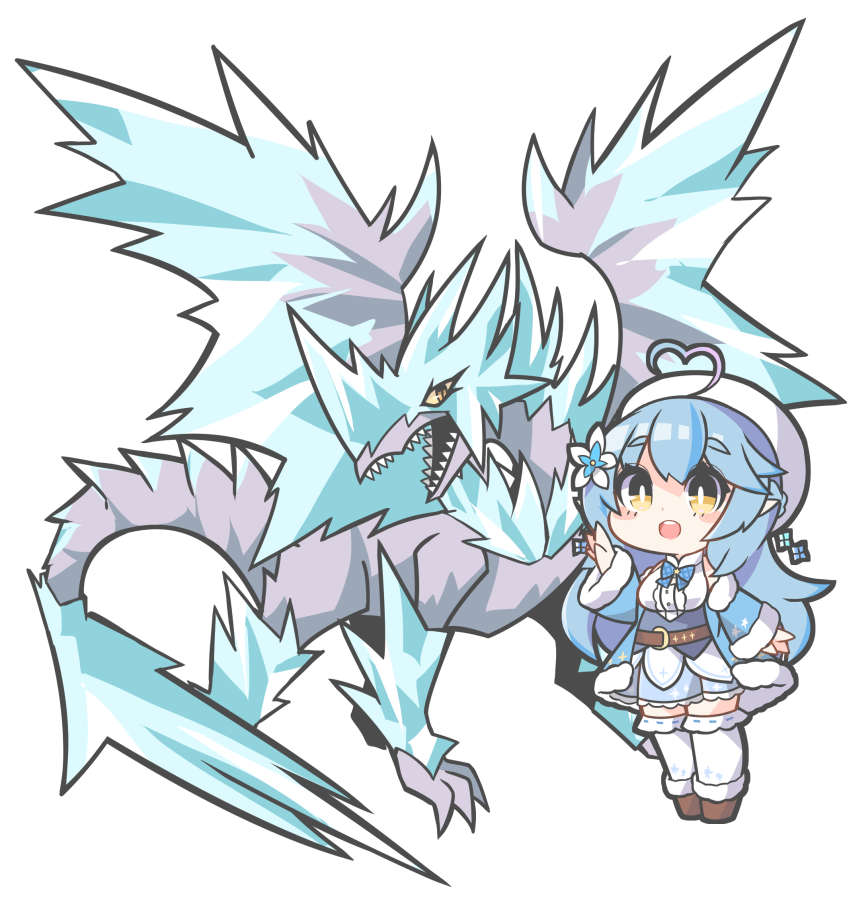 フリートが理不尽にも吹き飛んだ おくり のイラスト