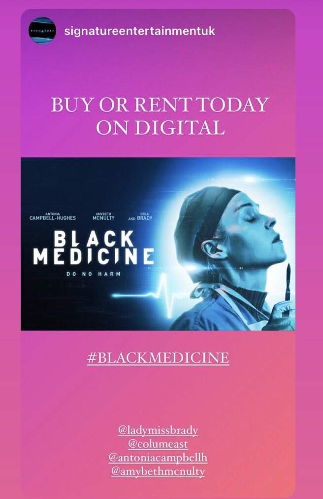 #blackmedicine release today <a href="/NIScreen/">Northern Ireland Screen</a> <a href="/SignatureEntUK/">Signature Entertainment 🎬</a>