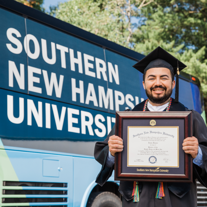SNHU's tweet photo. As part of #SNHU's commitment to making college more affordable and accessible, we're extending our 10-year tuition freeze.