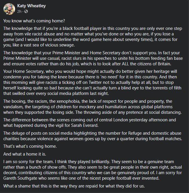 PybusArt's tweet image. True Talk and it's really heartbreaking #racistengland #racism #embarrassing