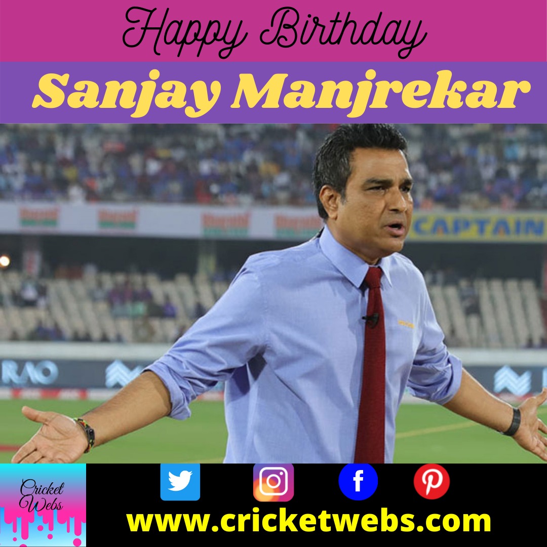 No Indian averages more in Tests in Pakistan than his 94.83. Happy Birthday Sanjay Manjrekar 