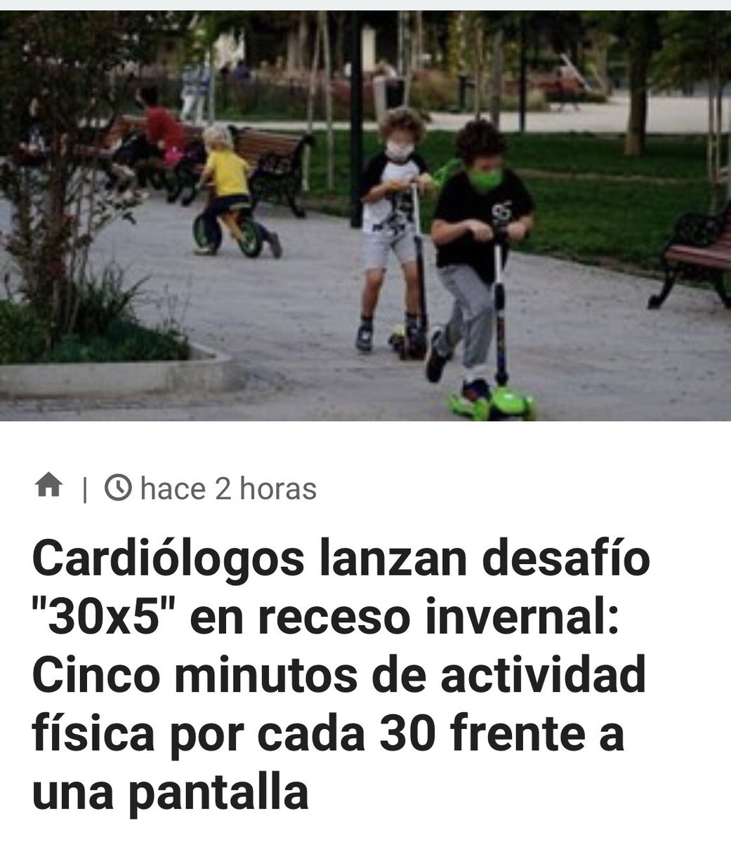 ‼️Cardiólogos lanzan desafío "30x5" en receso invernal: Cinco minutos de actividad física por cada 30 frente a una pantalla

Telefé Noticias (12/07/2021)