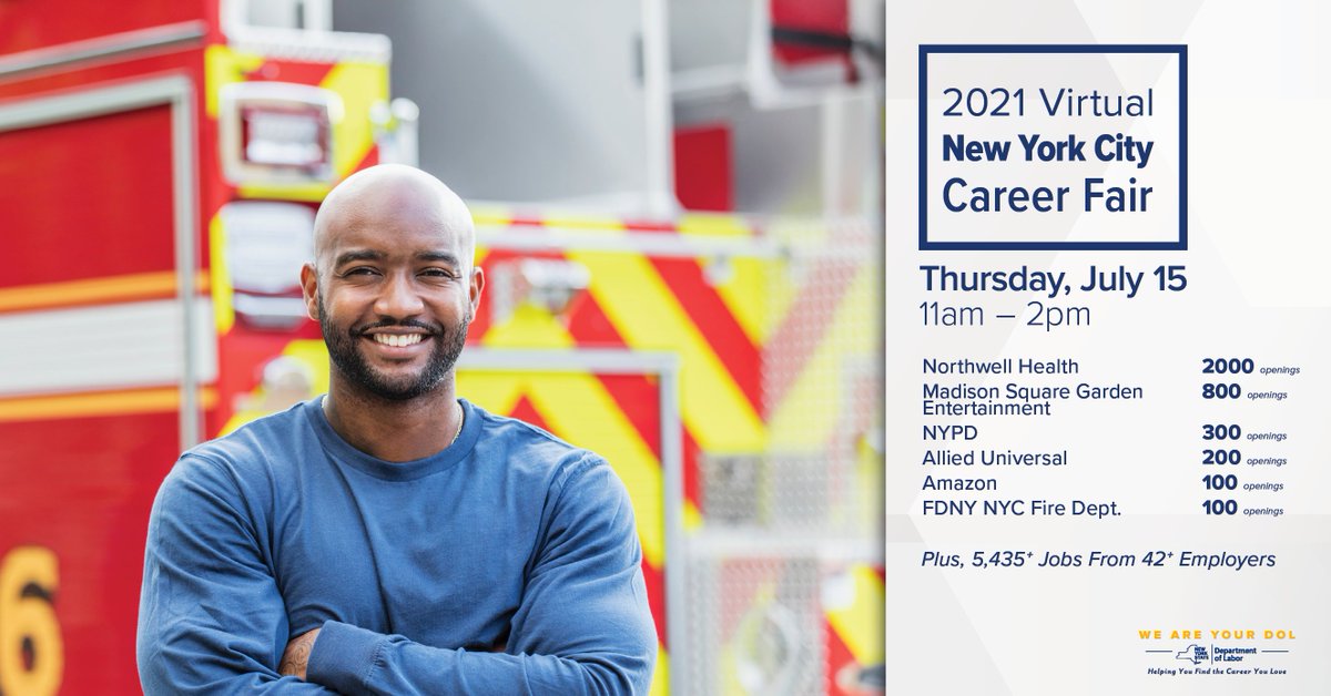 NYS Department of Labor on Twitter "Attention New York City job